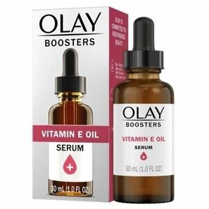 Olay Vitamin E Oil Serum Nourishing Hydration Booster Fragrance-Free 1.0 oz. NEW